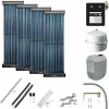 Buderus Solaranlage Logaplus S19 – 4 Kollektoren (4,88m²) SKR10 CPC – KS0110 SC20/2 – Aufdachmontage – 7739606388 8