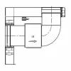 Buderus Logaplus-Paket Luftkanäle LKP700-4, Aufstellung Unterhalb Erdgleiche, Für WLW196i IR 6-8 – 7739615461 7